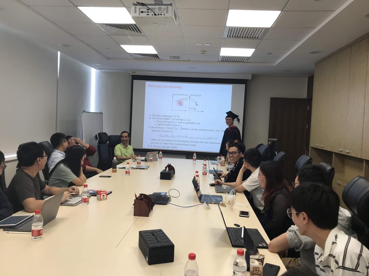 Photo of Our weekly group meeting